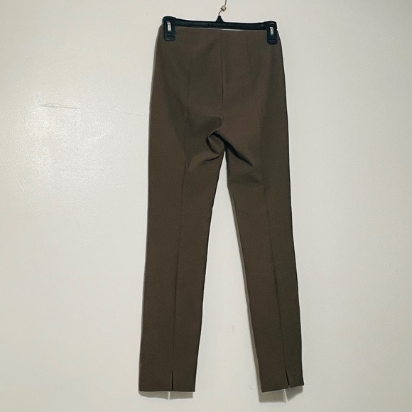Taupe Vince Flat Front Skinny Split Ankle Trousers - Picture 8 of 11